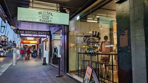 Exterior at Soul Burger in Newtown