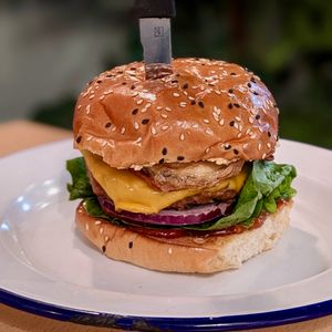Vegan Sydney Sider Burger at Soul Burger in Newtown