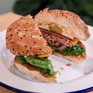 Vegan Sydney Sider Burger at Soul Burger in Newtown