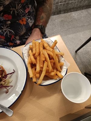 Ancho fries at Soul Burger in Newtown