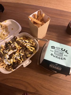   at Soul Burger in Newtown