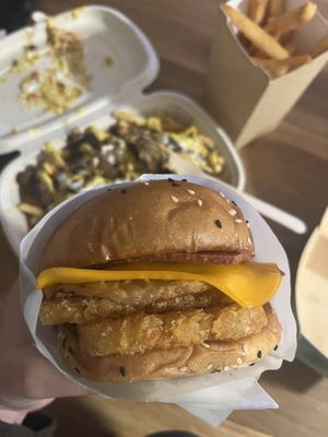   at Soul Burger in Newtown