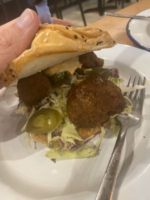   at Soul Burger in Newtown