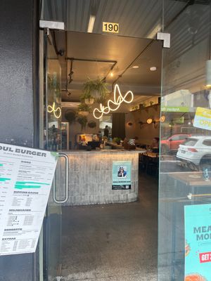   at Soul Burger in Newtown