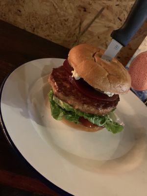 The Aussie on a GF Bun at Soul Burger in Newtown