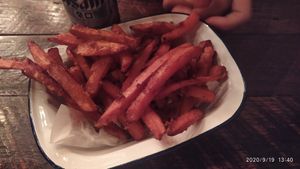 Sweet Potato fries at Soul Burger in Newtown