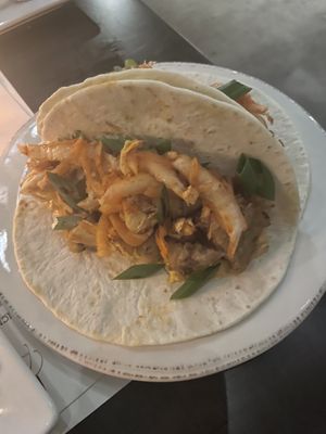 CRISPY CAULIFLOWER TACOS
kimchee slaw, sriracha 1000 island at Fancy Radish in Washington