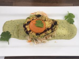 Grilled avocado  at Fancy Radish in Washington