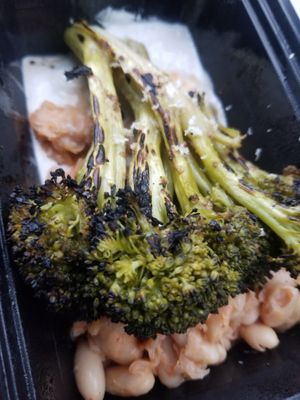 CHARRED BROCCOLI

white bean sauerkraut salad and horseradish (to go) at Fancy Radish in Washington
