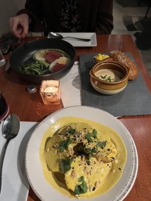 Potatoes 11/10 , bread * cheese, radish   at Fancy Radish in Washington