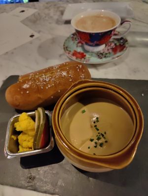 Beet fondue at Fancy Radish in Washington