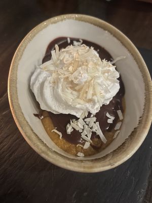 Butternut squash pudding   at Fancy Radish in Washington