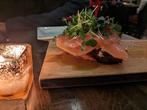 Beet toast at Fancy Radish in Washington