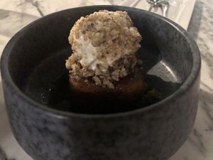 Sticky toffee pudding   at Fancy Radish in Washington