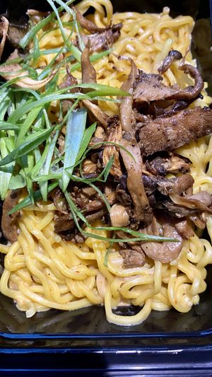 Spicy Dan Dan noodles  at Fancy Radish in Washington