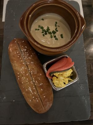 Rutabaga fondue  at Fancy Radish in Washington
