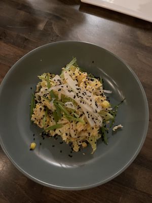 Grilled corn salad   at Fancy Radish in Washington