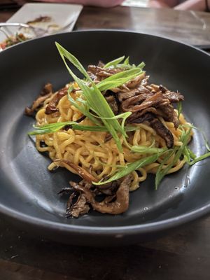 Spicy dan dan noodles  at Fancy Radish in Washington