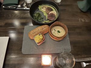 Rutabaga fondue and fancy radishes   at Fancy Radish in Washington