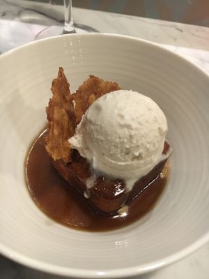 Sticky toffee pudding at Fancy Radish in Washington