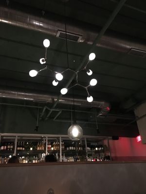 Lovely lights at Fancy Radish in Washington