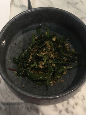 Pea shoots  at Fancy Radish in Washington