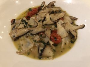 Trumpet mushrooms at Fancy Radish in Washington