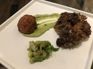 Seared Maitake at Fancy Radish in Washington