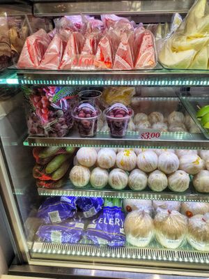 Fresh cut fruits at SF Fruits & Juices - Waterway Point in Northeast Singapore