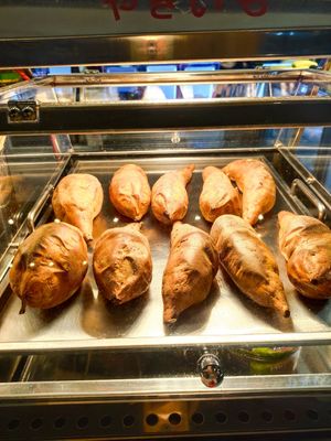 Baked sweet potato at SF Fruits & Juices - Waterway Point in Northeast Singapore