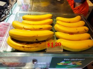 Banana at SF Fruits & Juices - Waterway Point in Northeast Singapore