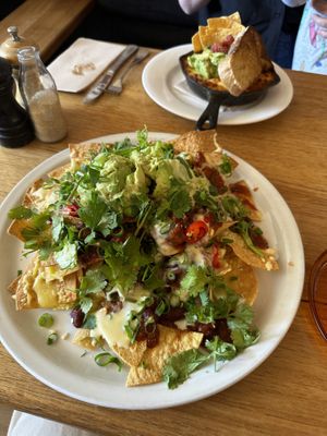 A previous order of the nachos- this is the standard serve which is enough food for about 3 people as a full meal  at Room For A Pony in North Hobart