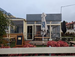 Outside at Room For A Pony in North Hobart