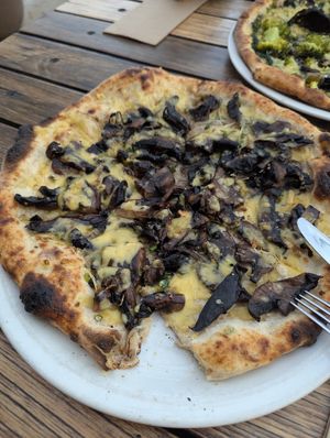 Fun guy pizza at Room For A Pony in North Hobart