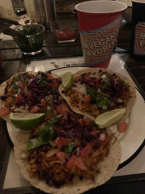 Sweet potato tacos  at Mi Vegano Favorito in San Jose Del Cabo