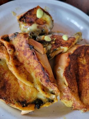 Empanadas (spinach & cheese) at Mi Vegano Favorito in San Jose Del Cabo