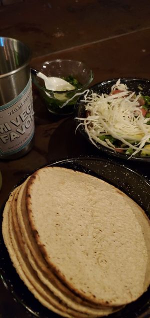 Spanish lentils at Mi Vegano Favorito in San Jose Del Cabo