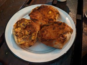 Empanadas at Mi Vegano Favorito in San Jose Del Cabo