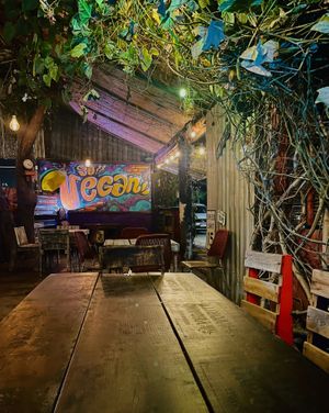 The atmosphere was a vibe.   at Mi Vegano Favorito in San Jose Del Cabo