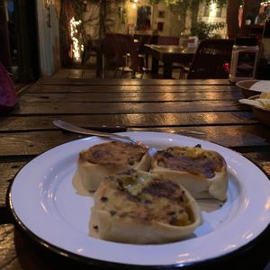 Corn empanadas at Mi Vegano Favorito in San Jose Del Cabo