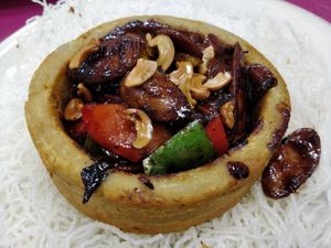 Yam ring/ basket 佛本飘香 at Variety Vegetarian in Yong Peng