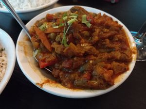 Mixed veg curry at Flavours by Kumar in Ramsgate