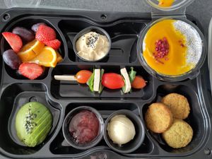 Vegan brunch (ordered at Wolt) at Vintage Coffee in Frederiksberg