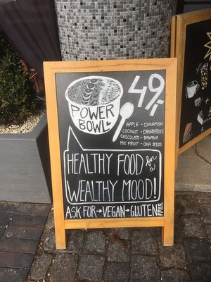 Vegan option at Vintage Coffee in Frederiksberg