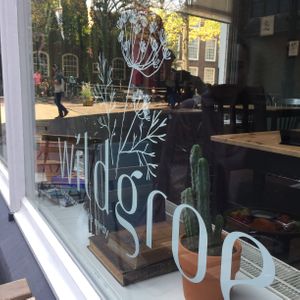 Cute, cozy restaurant with terrace at Wildgroei in Delft