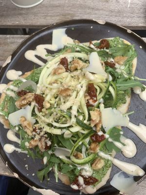 Flatbread spinach  at Wildgroei in Delft