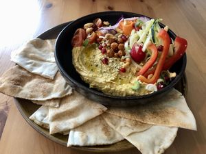 Hummus bowl  at Wildgroei in Delft