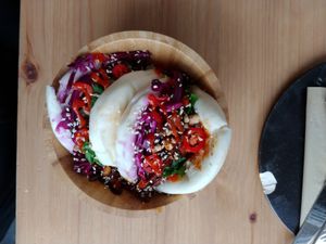 Bao buns, yammi and zesty! at Wildgroei in Delft