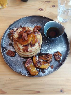 Wonderful pancakes  #Veganuary at Wildgroei in Delft