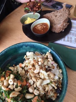 Several dishes, the tasting at Wildgroei in Delft